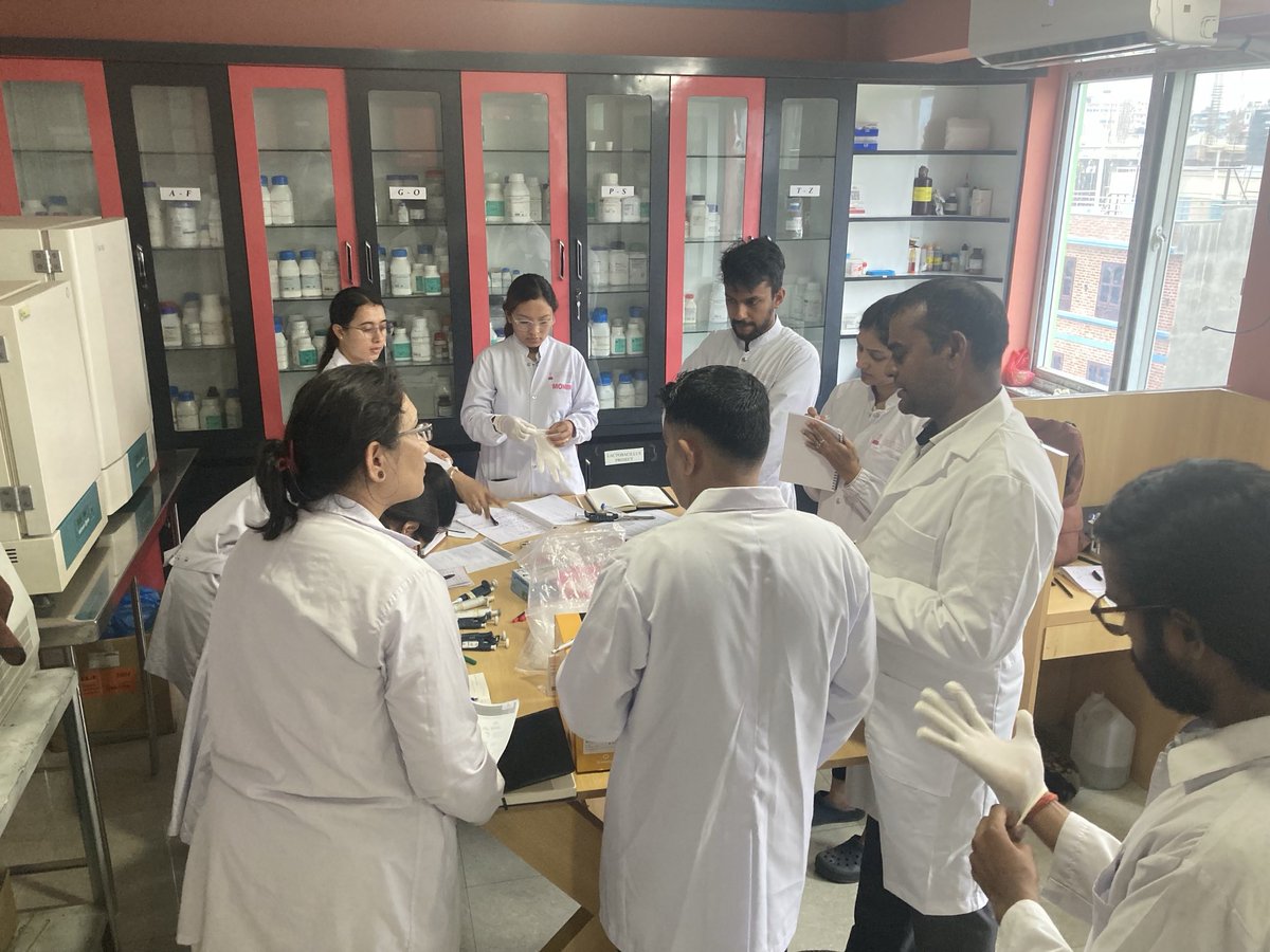 DoerrLab's tweet image. Excited to kick off a bacterial genetics workshop at RIBB Kathmandu! We will be cloning some clinical NDM enzymes. ⁦@rajbhandari_33⁩ ⁦@karmamonima⁩ ⁦@guavadk⁩ ⁦@utsavRIBB⁩ @ankitsh03786959 ⁦@drakarki⁩