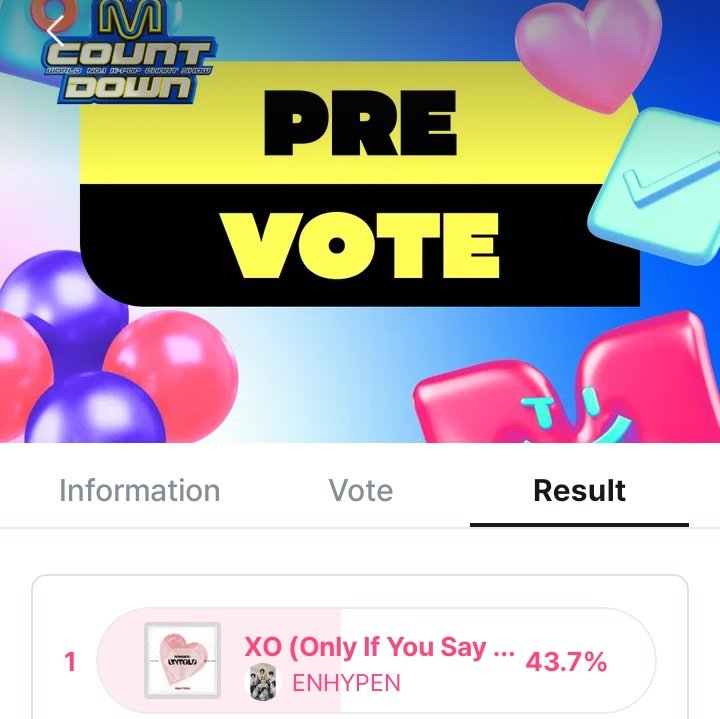 ATTENTION ENGENES ‼️ 

I need y'all to secure our rank on mnet plus for mcountdown. we lost the nomination on showchampion so please do use exhaust all your devices to vote  for #ENHYPEN. this will end tonight as well so PLEASE WIDEN THE GAP and SECURE THE TROPHY
