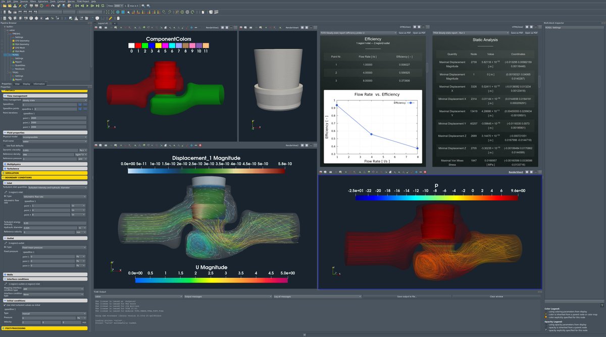 LubosPirkl's tweet photo. π¦π‘ Water Valve Analysis with TCAE's CFD+FEA+FSI Tutorial! π
π Case Study:π
https://t.co/4QKzNWUp5E
π» Get your hands on the tutorial here: #WaterValveSimulation #CFD #FEA #FSI #ValvePerformance #OptimizeDesign #EnhancePerformance #FluidMechanics https://t.co/IhjZvNMGlY