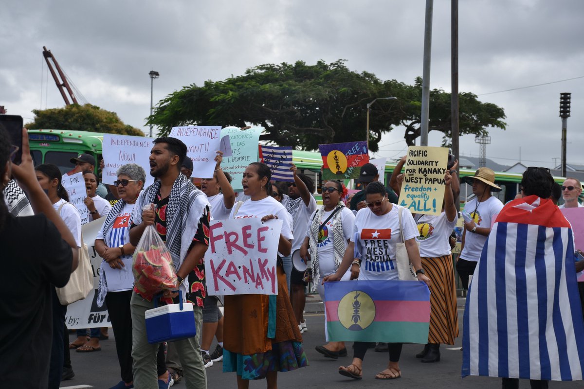 pangmedia's tweet photo. Indonesia’s ongoing influence of the @MsgSecretariat  &amp; the @ForumSEC has continued to silence the voices of #WestPapuans. As Pacific peoples, we will continue to stand in solidarity with West Papua and their right to self-determination. https://t.co/fuXSY2aKHT