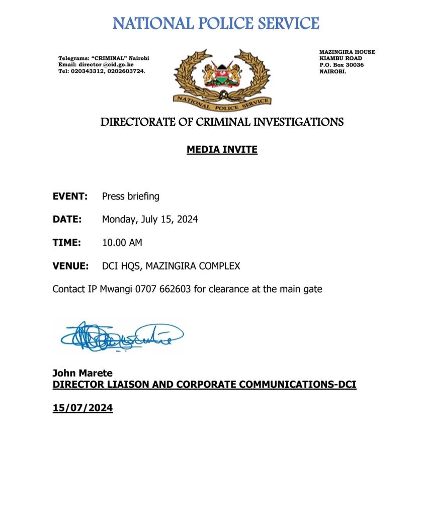 Hii ni kututishia juu ya kesho. But we will show up!

#RutoMustGo.