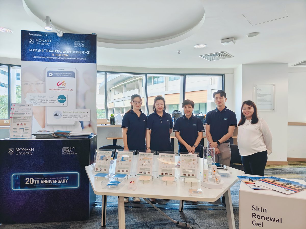 ✨ Winner News!✨
We're excited to share highlights from the MONASH International Wound Conference 2024! Our team from Winner Medical and UnicsMed had an amazing time showcasing our wound care solutions.  #MONASH2024 #WinnerMedical #UnicsMed #WoundCareInnovation