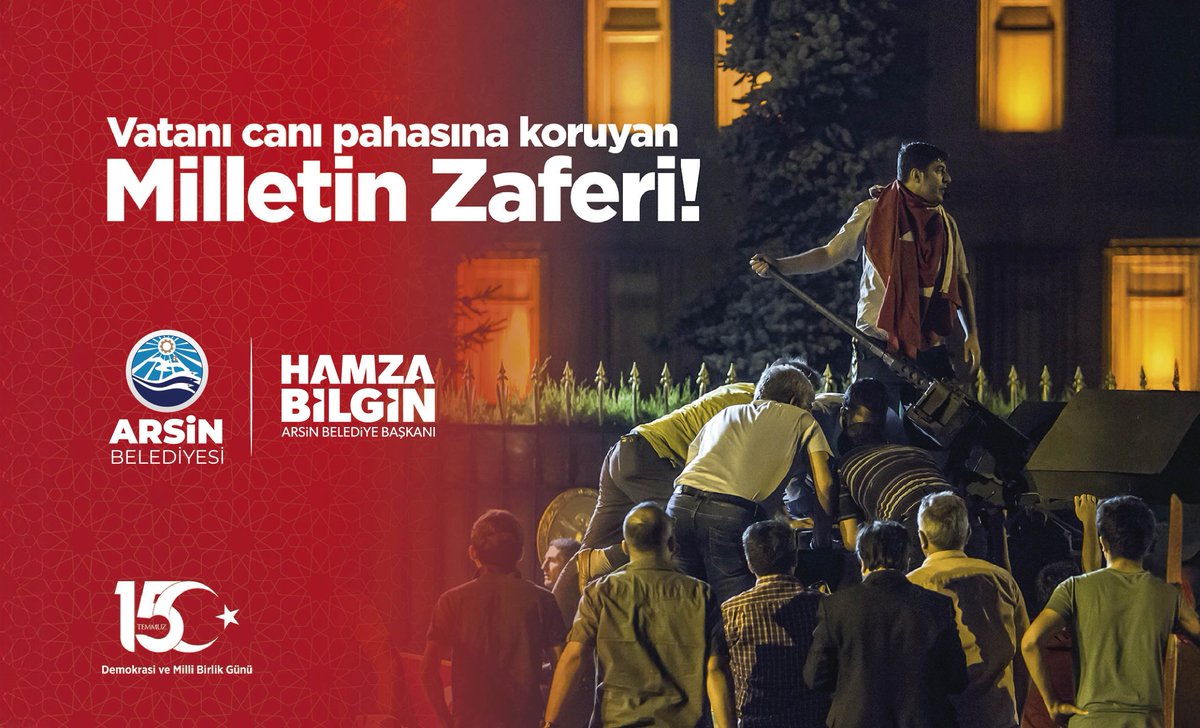 15 Temmuz, milletimizin hainlere karşı vatan uğruna nasıl tek yürek olduğunu gösterdiği gündür.Milletimizin cesareti, demokrasimizi koruyan bir kale oldu.Şehitlerimizi rahmetle, gazilerimizi minnetle anıyorum.Ülkemizin birlik ve huzurunu bozmak isteyenlere Rabbim fırsat vermesin.