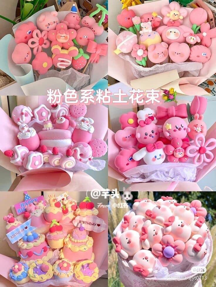audadism's tweet photo. 6️⃣ CLAY BOUQUET last but not least🥹 memang sumpah ni paling comel wakkkk

Sumber: pinterest &amp; tiktok

Clay bouquet paling BEST nak buat. Korang tak perlu bakat, cuma perlu rajin je!🤩💕

Please please RT korang biar ramai tahu. 👇 https://t.co/nlqn3TwwjA