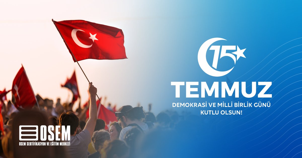 15 Temmuz’da destansı bir mücadeleyle demokrasimizi koruyan aziz şehitlerimizi rahmetle, gazilerimizi sonsuz şükranla anıyoruz. 

#OSEM #15TemmuzDemokrasiveMillîBirlikGünü