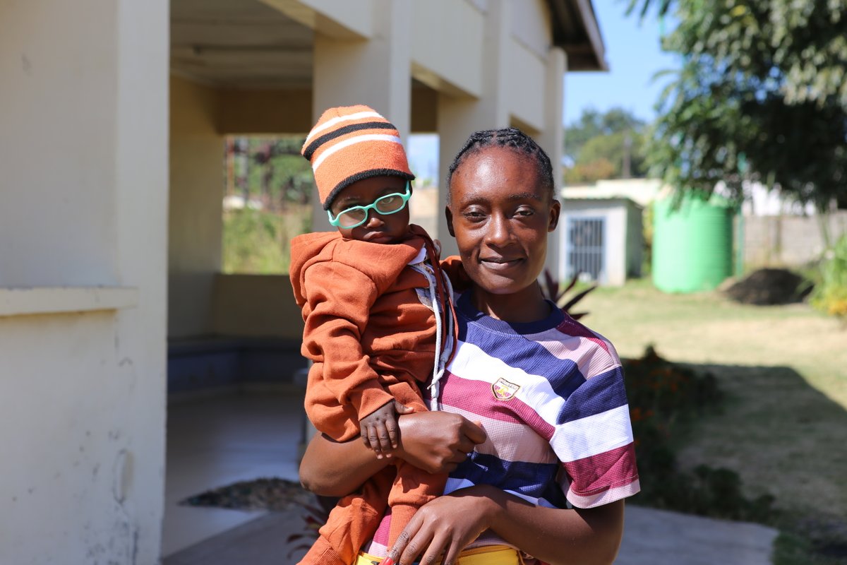 Orbis_Zambia's tweet photo. Meet baby Patrick, who regained his sight with the help of glasses thanks to our intervention through the Qatar Creating Vision project! #QCV #SavingSightinZambia #OrbisZambia https://t.co/lmSCFNbLZK