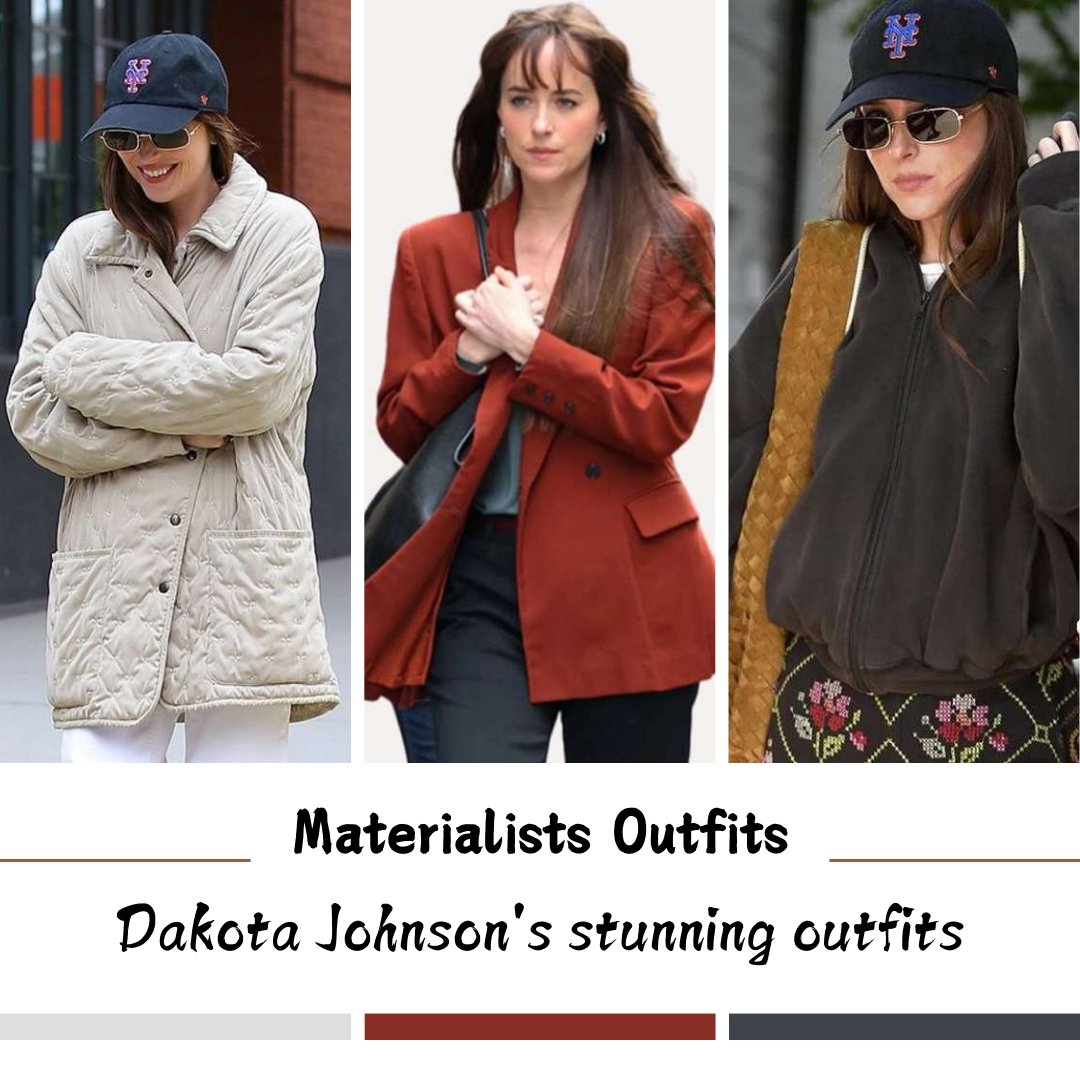 allusajackets's tweet photo. #DakotaJohnson #Materialists #FashionInspo #StyleIcon #ChicLooks #CelebrityStyle #FashionGoals #OutfitInspiration #HollywoodGlam #RedCarpetReady #ElegantFashion #WardrobeGoals #Fashionista #TrendyLooks #Glamour #FashionLovers #Stylish #FilmFashion https://t.co/XYgp8oX8yN