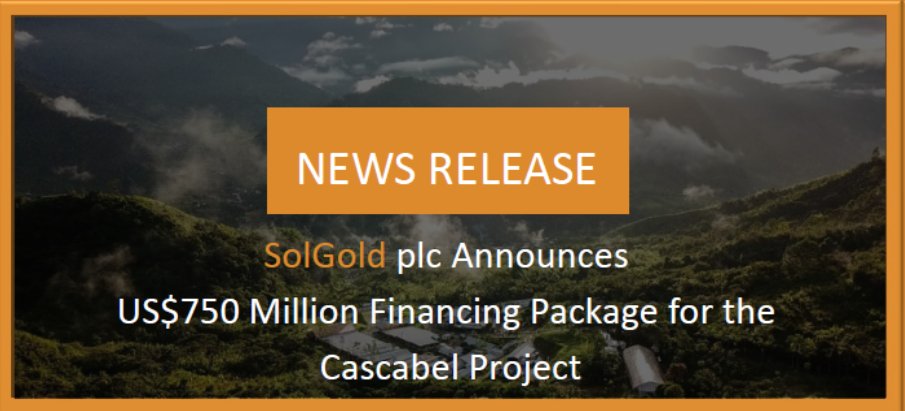 SolGold_plc's tweet image. SolGold plc is pleased to Announce US$750 million Financing Package for the Cascabel Project

SolGold has entered into a syndicated gold stream agreement with Franco-Nevada (Barbados) Corporation and Osisko Bermuda Limited. #Solgold

Full Release: polaris.brighterir.com/public/solgold…