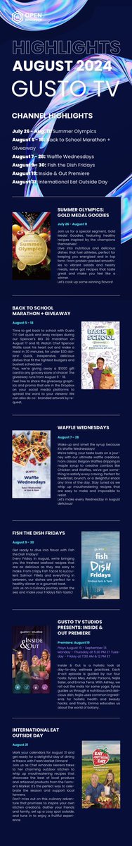 open_browser's tweet image. Check out Gusto TV&apos;s August preview. 
lt&apos;s all about to be revealed!🔥🔥🔥
How to watch: Open the Open Browser, then go to live, find &quot;GustoTV&quot; to watch!🔥🔥🔥
Stay tuned to our X page and don&apos;t miss a moment!🔥🔥🔥
#Open Browser #GustoTV