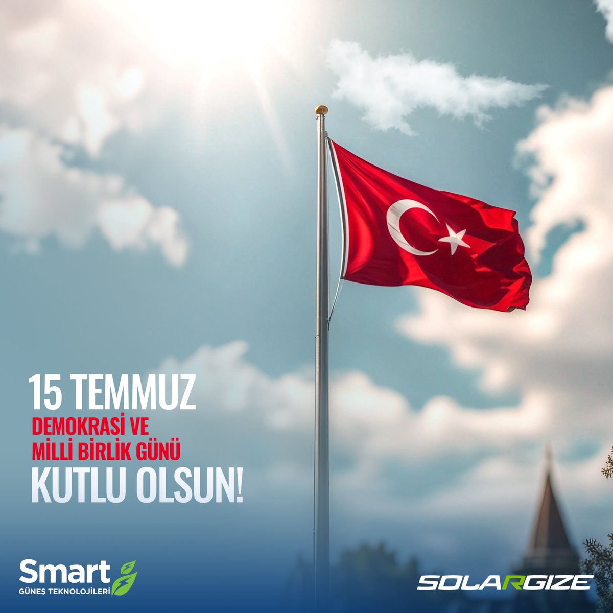 smartsolargize's tweet photo. 15 Temmuz Demokrasi ve Milli Birlik Günümüz Kutlu Olsun! 🇹🇷
Happy July 15 Democracy and National Unity Day! 🇹🇷
#SolargizeAilesi #ElektrikliAraçlar #Solargize #GeleceğeBağlan #Sürdürülebilirlik #GüneşEnerjisi #ElektrikliOtomobil #TemizEnerji #SmartGüneşTeknolojileri https://t.co/1msOvOZ716