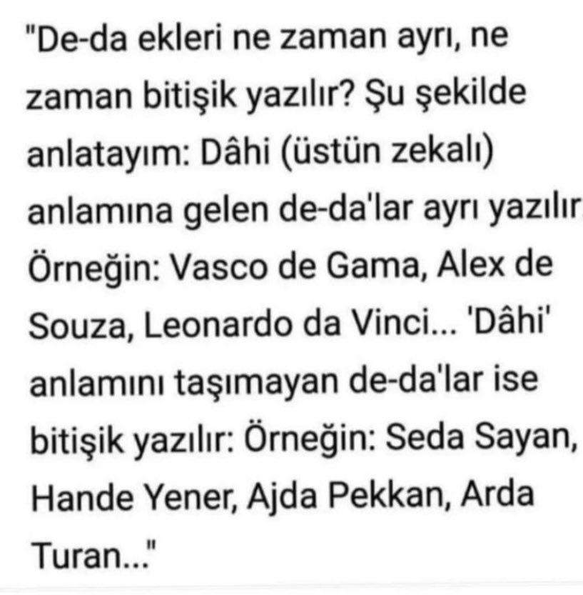 Sonunda biri net biçimde doğrusunu anlatmış (!)😉