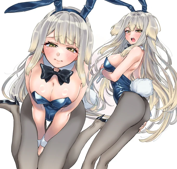 るり嬢には犬ではなくうさぎになってもらおう。#栞葉書 