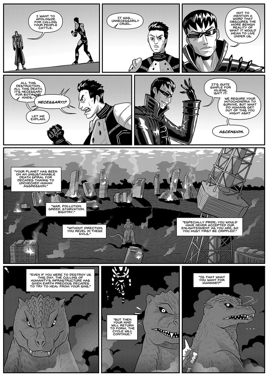PyrasTerran's tweet photo. Xilien ( Godzilla Final Wars ) monologue https://t.co/0Rf7BVZza1