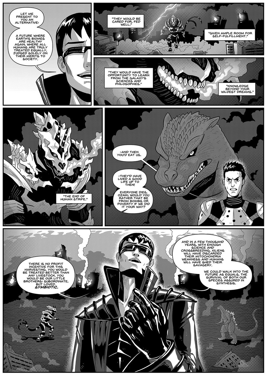 PyrasTerran's tweet photo. Xilien ( Godzilla Final Wars ) monologue https://t.co/0Rf7BVZza1