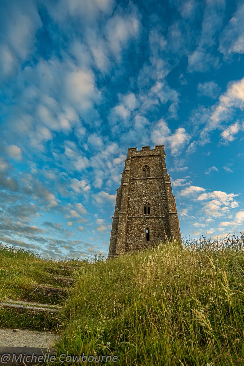 Monday blues. Taken on Glastonbury Tor.