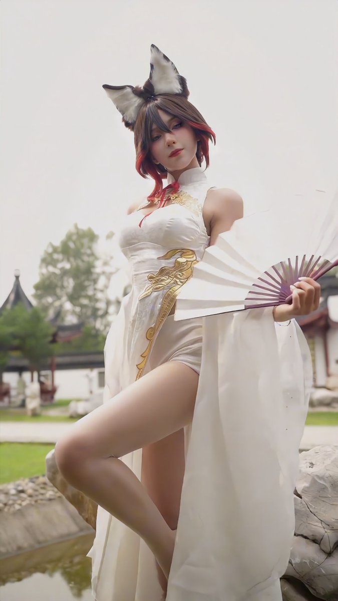 shixierofficial's tweet photo. Endless rain🦊

#tingyun 
#HonkaiStarRail 
#Cosplay https://t.co/c0ZU3MgZGe