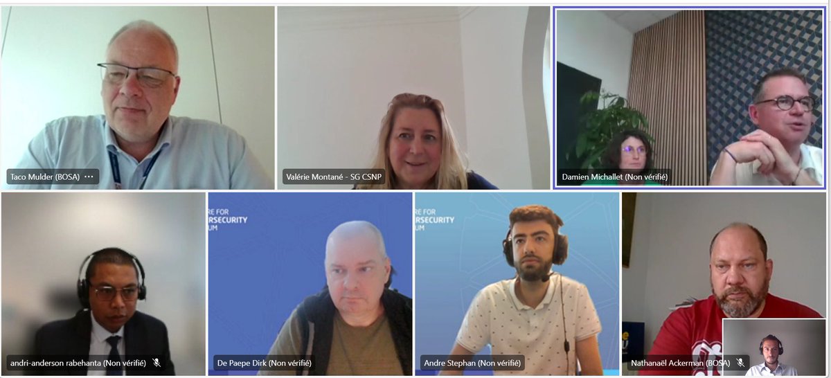 Le Président de la CSNP <a href="/DMichallet/">Damien Michallet</a> s’est entretenu avec le Centre pour la Cybersécurité belge, l’autorité nationale en charge de la cybersécurité en Belgique. 
Ce fut l’occasion d’évoquer les enjeux autour de la transposition de la directive NIS 2 en France et en Belgique.