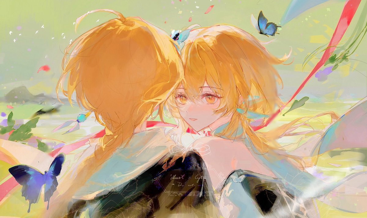 25103885Cytri's tweet photo. 重逢地繁花盛开
#GenshinImpact #Lumine #Aether https://t.co/CMsVOzM3wm