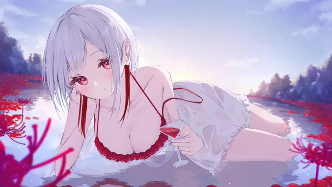 (お仕事募集)現在、お仕事募集中です!キャラデザや背景込み一枚絵が得意です!以下に参考画像を添付致しますので、ご確認頂けますと幸いです、、!(引用込み)お見積もりだけでも問題ございませんので、お気軽にご連絡いただけますと幸いです!募集対象:個人・企業様納期:8月末〜 