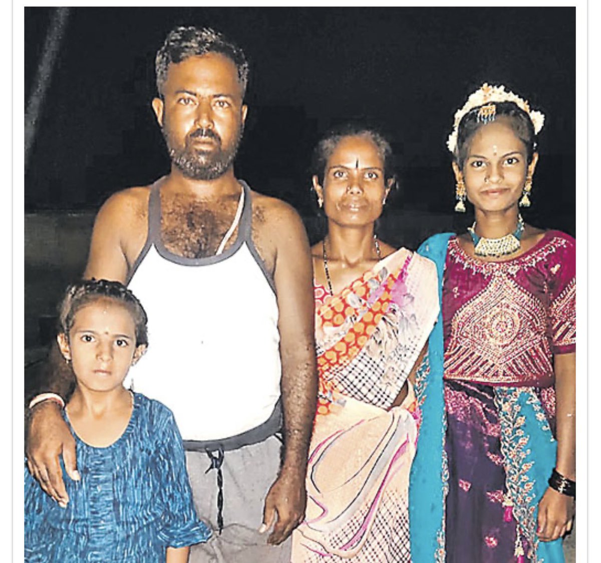 sudhakarudumula's tweet photo. Desperate Migrant Worker in Kuwait stuck in a dessert makes appeal
His family at home awaits his return
A migrant worker from Annamaih district of AP stranded in the harsh desert of Kuwait, has reached out for help in a heart-wrenching plea. "Sir, save me, or suicide is my refuge," cried the Gulf worker Shiva in his message. Living in isolation with only sand dunes around, he expressed his despair to his family back home.
Shiva is a native of Chinthaparthi of Valmikipuram mandal in AP.
Shiva and Shankaramma, living in a rented house in Chintaparthi with their two daughters, had hoped for a better life. To earn a living, Shiva decided to work in Kuwait. He left a month ago through an agent named Hyder from Rayachoti, despite incurring significant debts.
In Kuwait, Shiva was assigned to tend chickens, sheep, pigeons, and ducks in a deserted area. The isolation, lack of food and water, and absence of human contact led to severe mental distress. Four days passed without the owners providing necessary supplies or visiting the site, leaving Shiva terrified and desperate. Despite informing his wife and the agent, he was told he must continue working under these dire conditions.
In a desperate move, Shiva made a video . His plea gained attention, and AP Minister N Lokesh has promised to intervene.
Hope he will return home soon.
And when will this madness to migrate and work in gulf for meagre salaries under harsh conditions end?
#Gulfworkers #Kuwait @HelplinePBSK @DrSJaishankar