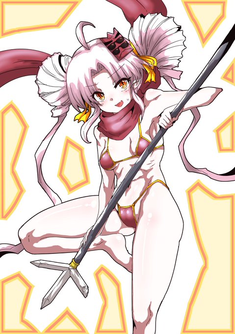 今日の日課はマイクロビキニマフラーついなちゃんです 