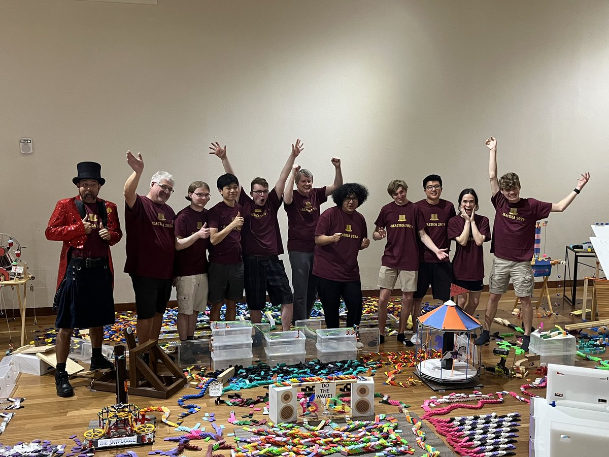 Flashdomino's tweet photo. Reactica Day 7 Update: A SUCCESSFUL TOPPLE 🥳 WE DID IT!!! The full video will be on my YouTube channel shortly, so stay tuned for updates! https://t.co/kfh8TtOGzI