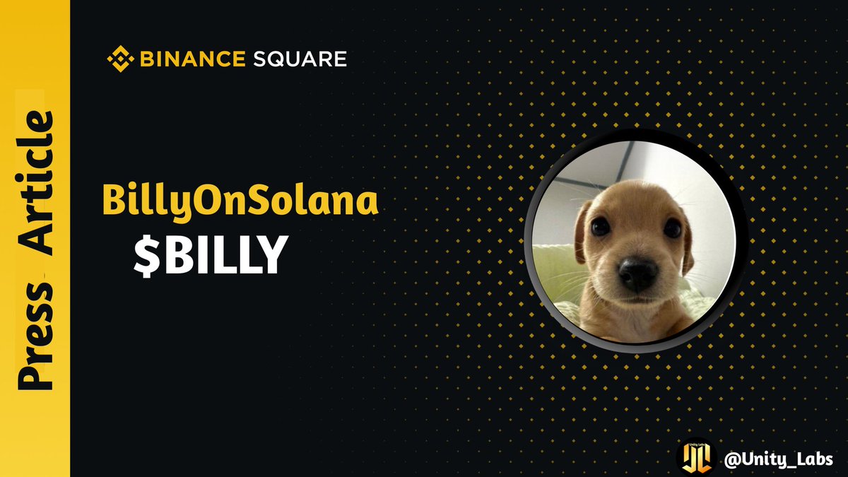 UnitylabsStudio's tweet photo. ⭐ 𝐈𝐧𝐭𝐫𝐨𝐝𝐮𝐜𝐢𝐧𝐠 @billycoinsolana 🔥
$BILLY is the cutest dog on Solana, on a mission to be worth billyons and billyons!
Article : https://t.co/pj5NzL4EWz
Listed On :> @bitgetglobal @gate_io
@MEXC_Official
When did you first buy $BILLY? Let us know! 👇
#Unitylabs #Billycoinsolana $BILLY