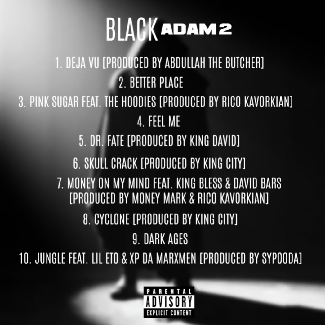 IRONSHEIKHAOA's tweet photo. #IRONSHEIKH: FRONT &amp; BACK COVER TO MY BLACK ADAM 2 ALBUM FEATURING: #THEHOODIES, #KINGBLESS, #DAVIDBARS, #XPDAMARXMEN &amp; #LILETO ... COMING TO #CD, #USB &amp; CASSETTE THIS FALL ..... THIS IS A GREAT ALBUM... Y'ALL WILL APPRECIATE IT... https://t.co/UwTWB2cld3