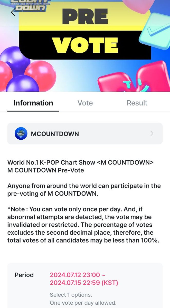 goldenksunoo's tweet image. direct all your angers and frustrations here instead. this will end TODAY at 10:59PM KST. so, keep your tl informed and encourage everyone to vote.

1 vote per device per day. so, we need more people to vote and widen the gap

download mnet plus -&amp;gt; pre vote mcountdown -&amp;gt; vote xo