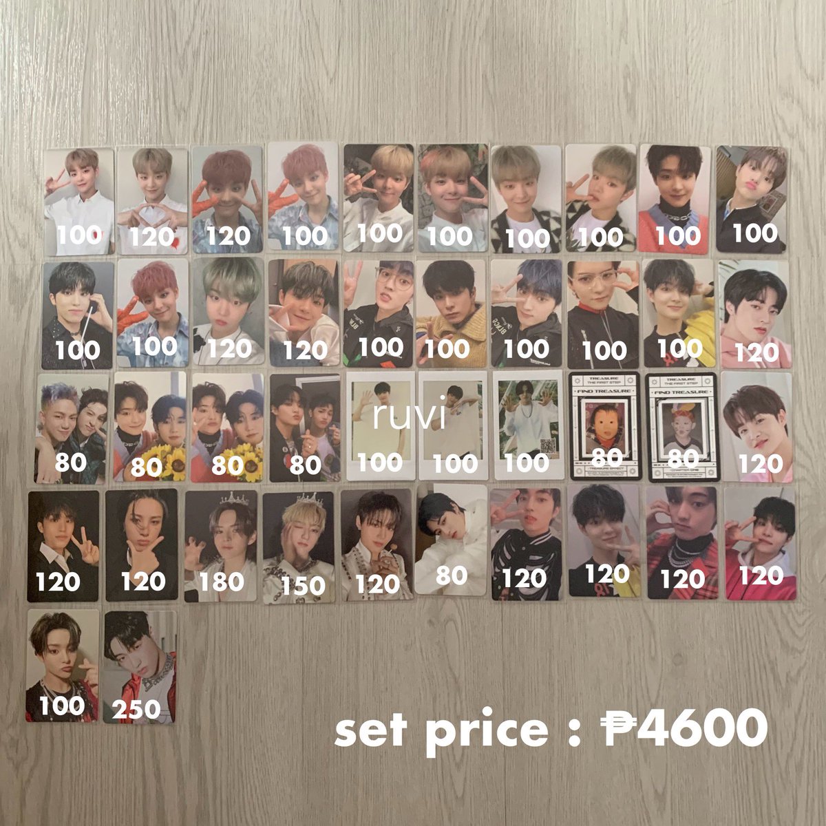 lixiecart's tweet photo. wts / lfb ph help rt #lixiesells 
quitting sale

treasure and stray kids photocards (selling as SET only)

⌗ payo - 3 days reservation
⌗ reply/dm to claim
⌗ set price indicated on the pic below + 10 pf &amp; lsf
⌗ direct ggx only

t. trsr photocard skz https://t.co/2ruW7JUiDH