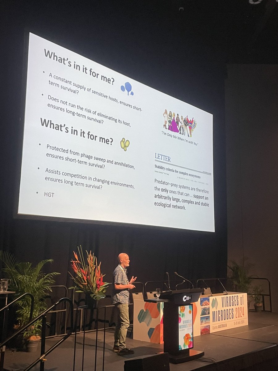 Holly Sinclair (@hollyasinclair) on Twitter photo Rocking up in style <a href="/VoM_2024/">Viruses of Microbes 2024</a> just in time for Colin Hill's keynote on the SAMBA dance between bacteria-phage - what a start to the conf! Rocking up in style <a href="/VoM_2024/">Viruses of Microbes 2024</a> just in time for Colin Hill's keynote on the SAMBA dance between bacteria-phage - what a start to the conf!