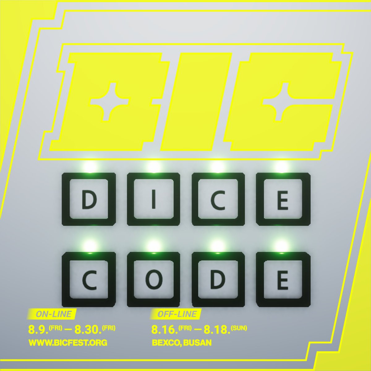 RubyKnightGames's tweet photo. 팀 루비나이트의 퍼즐 게임 DICE CODE가 BIC 2024의 전시작으로 선정되었습니다.
8/16~8/18 벡스코에서 뵙겠습니다!
🔁7월 28일까지 이 트윗을 리트윗해주신 분 중 5명을 추첨하여 BIC 오프라인 초대권을 드립니다!
@BIC_Festival #BIC2024 #부산인디커넥트 #DICECODE #indiedev #indiegame https://t.co/5ygQAPXXAb