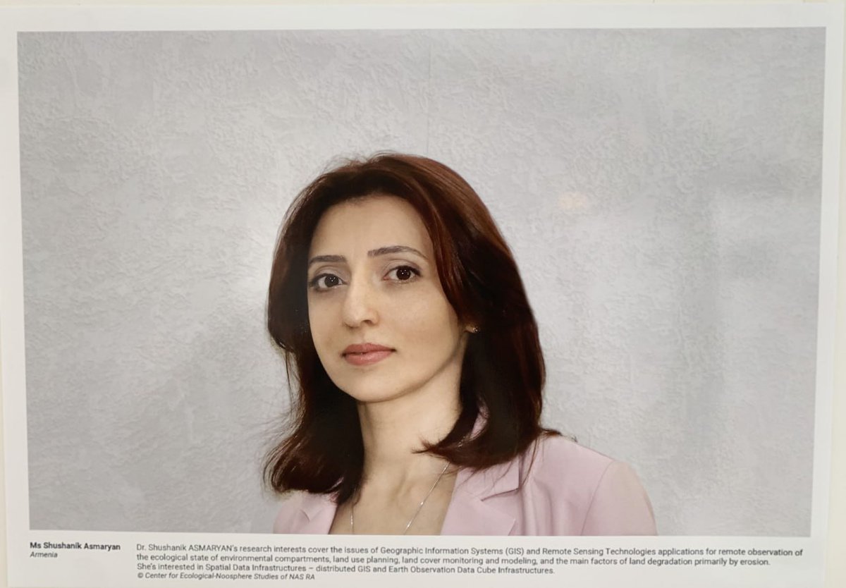 💁‍♀️🖼️"Not a Woman's job? Changing Faces of Science and Tech" photo exhibition also tells about Shushanik Asmaryan, the Deputy Director for Science and Head of GIS and Remote Sensing Department of #CENS.
#CENS #education #exhibition #photoexhibition #womenpower #womenscientists