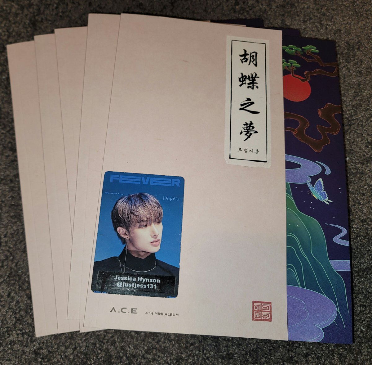 justjessica131's tweet photo. WTS - A.C.E 호접지몽 (HJZM : The Butterfly Phantasy) albums. No inclusions except sticker sheet
$2AUD each + shipping. 📍AUS based, WW shipping
#wtsace #acewts #acekpop #kpopsaleaustralia #kpopsellaustralia #kpopsell #acesell #sellace #kpopsale https://t.co/6LvScbbXG8