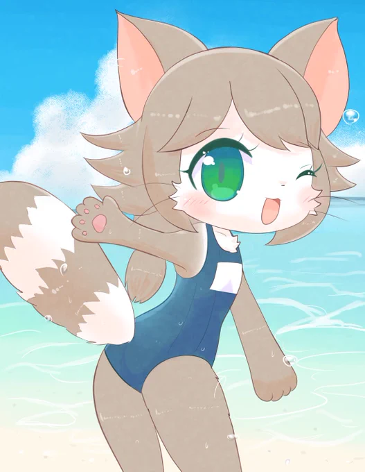 海の日なのでキャトバスのアルテミスちゃん!