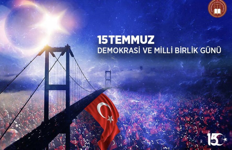 YapiciYapici01's tweet photo. 15 Temmuz Demokrasi ve Milli Birlik Günü Kutlu Olsun
Şehitlerimize Allah’tan rahmet gazilerimize de sağlık sıhhat afiyet diliyorum.
Rabbim bir daha böyle bir gece yaşatmasın. 

#15temmuz https://t.co/Zc7scUWxbr