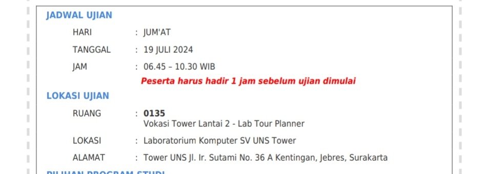 infokan yang jadwal utul uns nya samaan