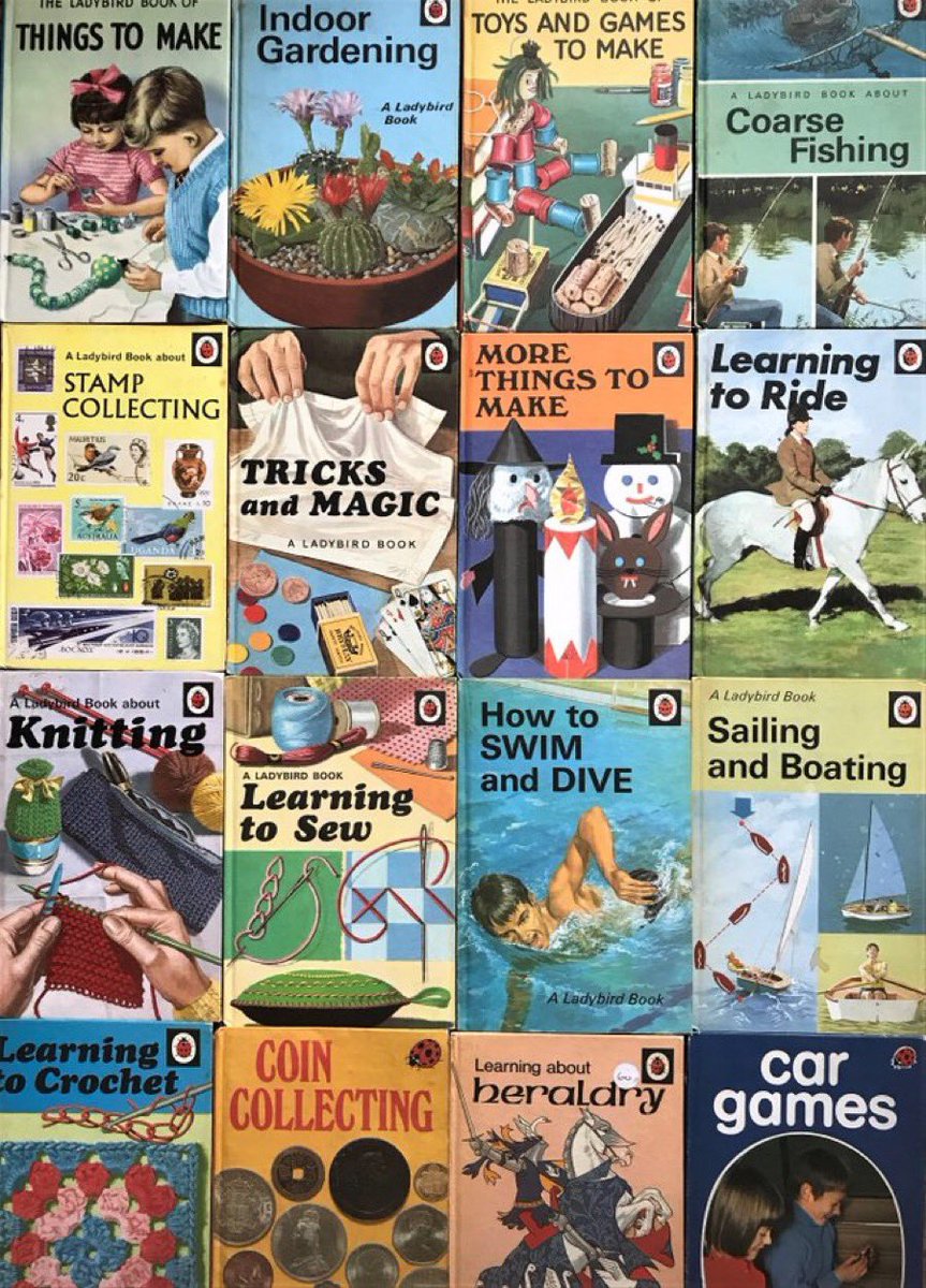 Ladybird cover stories. 
‘Things to Make and Do’
(1963 - 1978)