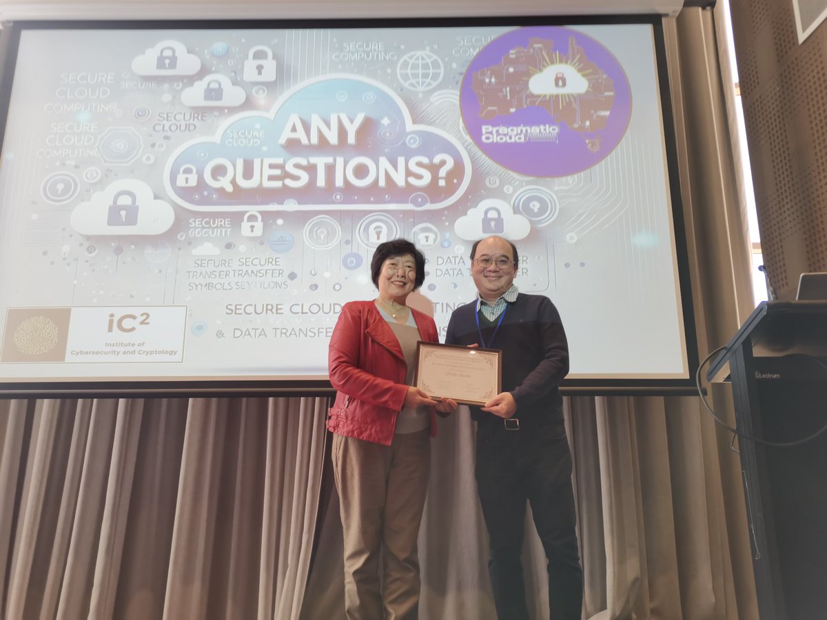 Willy Susilo (@wsusilo) on Twitter photo ACISP 2024 is on from today. <a href="/uoweis/">UOW Engineering and Information Sciences (EIS)</a> <a href="/GurselAlici/">Prof Gursel ALICI</a> #cybersecurity #iC2 ACISP 2024 is on from today. <a href="/uoweis/">UOW Engineering and Information Sciences (EIS)</a> <a href="/GurselAlici/">Prof Gursel ALICI</a> #cybersecurity #iC2