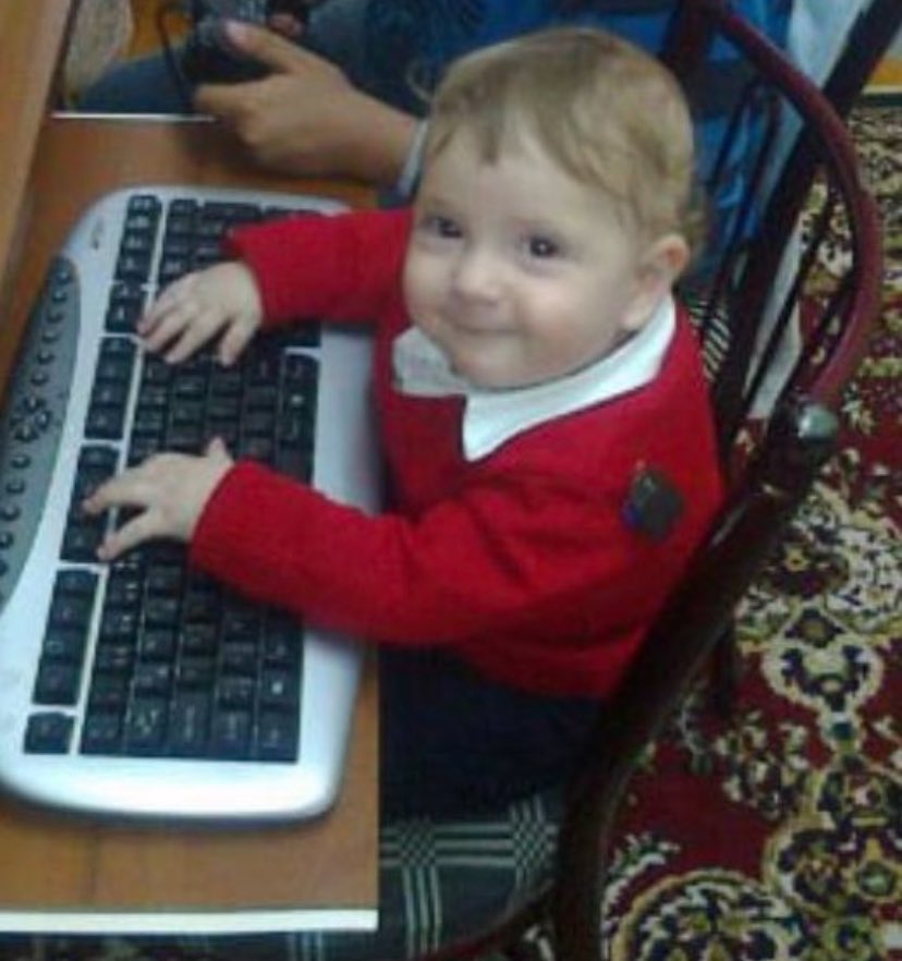 ise basladim bana bilgisayar verdiler soyle hissediyom anlik