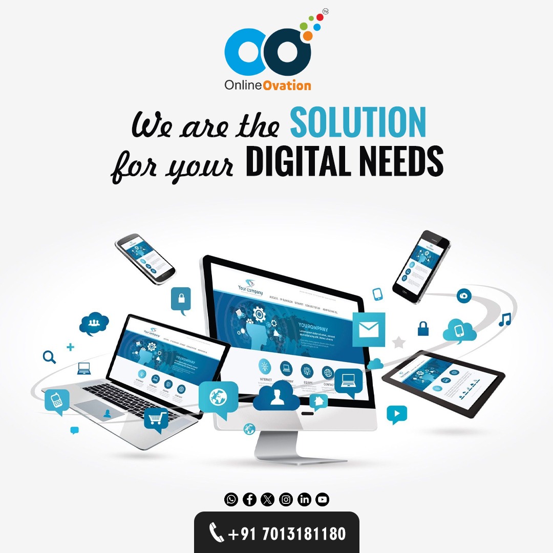 Online_ovation's tweet photo. From stunning websites to targeted marketing campaigns, Onlineovation helps you:
👉🏻Reach Your Ideal Customers
⚡Boost Brand Awareness
✅Drive Sales &amp; Conversions
🚀Unlock Growth Potential

https://t.co/kCDOsedqxF
☎ +91 7013181180

#Onlineovation #DigitalMarketing #DigitalNeeds https://t.co/FDim2Q0k0F