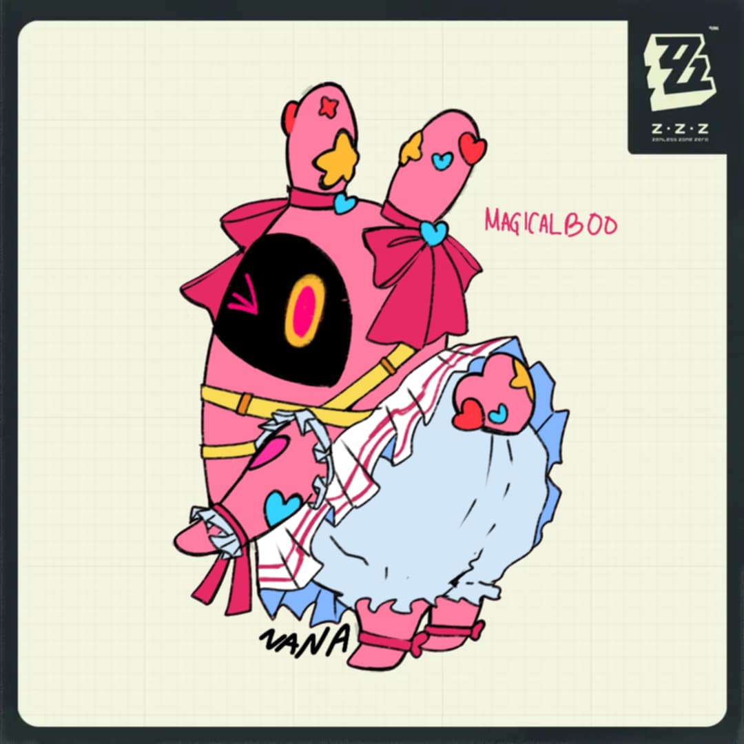 nanaminanachu's tweet photo. Magical Boo

#zzzero📷 #DIYbangboo #ZenlessZoneZero https://t.co/roSIdCmSlS