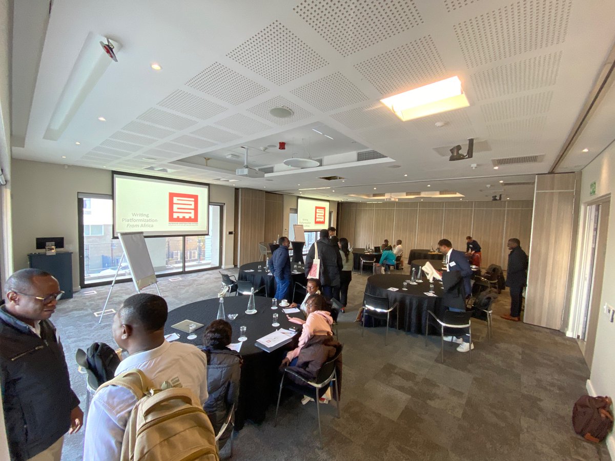 M. Amir (@ibalilebali) on Twitter photo Starting soon: Writing Platformization from Africa.
#africa #platform
<a href="/EdinburghUni/">The University of Edinburgh</a> <a href="/UrbanAfricaACC/">African Centre for Cities</a>
<a href="/andretwp/">andrea pollio</a> <a href="/LizaCirolia/">Liza Rose Cirolia</a>
<a href="/CrASJournal/">Critical African Studies Journal</a>
<a href="/pandsociety/">Platforms & Society</a>
<a href="/stsucl/">UCL Science and Technology Studies</a> Starting soon: Writing Platformization from Africa.
#africa #platform
<a href="/EdinburghUni/">The University of Edinburgh</a> <a href="/UrbanAfricaACC/">African Centre for Cities</a>
<a href="/andretwp/">andrea pollio</a> <a href="/LizaCirolia/">Liza Rose Cirolia</a>
<a href="/CrASJournal/">Critical African Studies Journal</a>
<a href="/pandsociety/">Platforms & Society</a>
<a href="/stsucl/">UCL Science and Technology Studies</a>