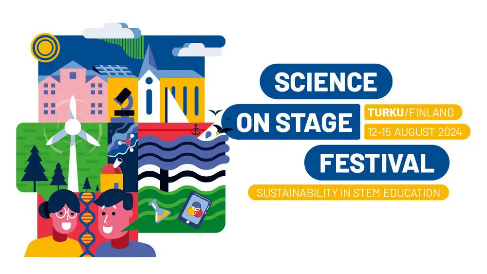 phaeno_WOB's tweet photo. Vom 12. bis zum 15. August findet in Turku, Finnland das 13. Europäische Science on Stage Festival statt.

450 Lehrkäfte aus Primar- und Sekundarstufe kommen zusammen, um innovative Ideen für den MINT-Unterricht auszutauschen.

Und wir sind dabei 🥳😊

https://t.co/Ztmcd2qWNg https://t.co/onnQaKbcwl