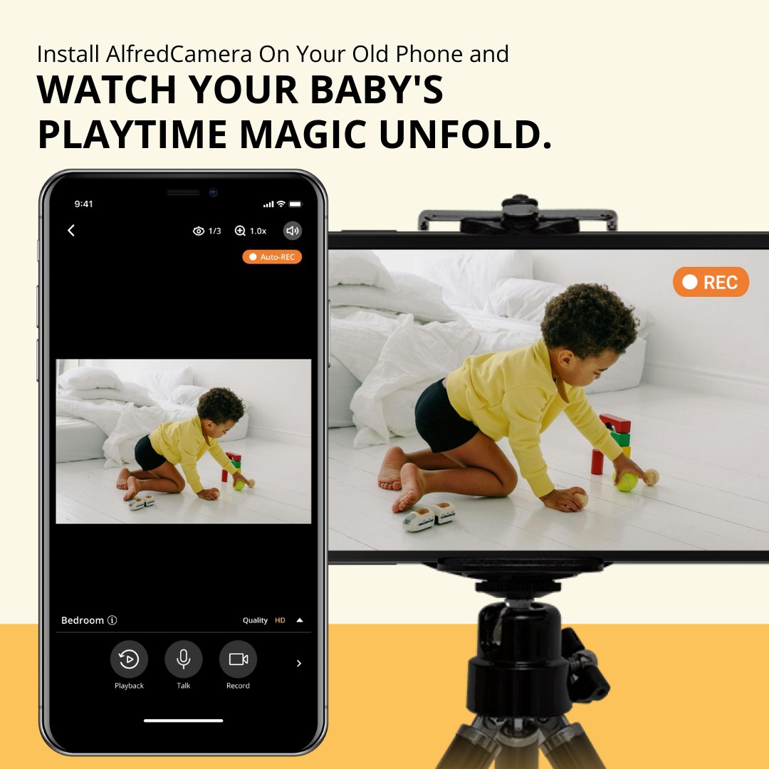 Transforming nostalgia into peace of mind with <a href="/alfredcamera/">AlfredCamera</a> 📱👶 Keep an eye on playtime like never before! #Parenting #NewParents