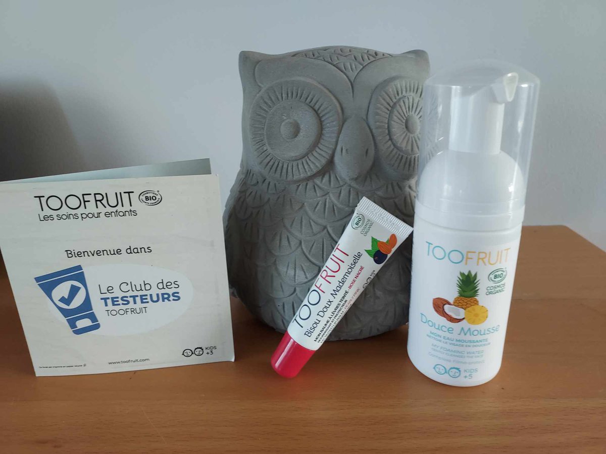 MamouneTesteuse's tweet photo. Test pour ma fille qui est ravie de découvrir ces produits

- Bisou doux mademoiselle

- Douce mousse

De chez @toofruit

#collaborationnonrémunérée #produitoffert #avis #test #review #mamounetesteuse #ambassadrice https://t.co/5wEoIl2I0d