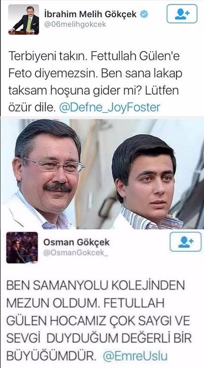 Gülen cemaati başlangıcından bu yana terör örgütüydü zaten. Önemli olan şuan çark edenler.
Kim ki geçmişte bu cemaate bir hizmet etmiş,övmüş veya iş birliği yapmışsa en büyük vatan haini odur
#15temmuz
