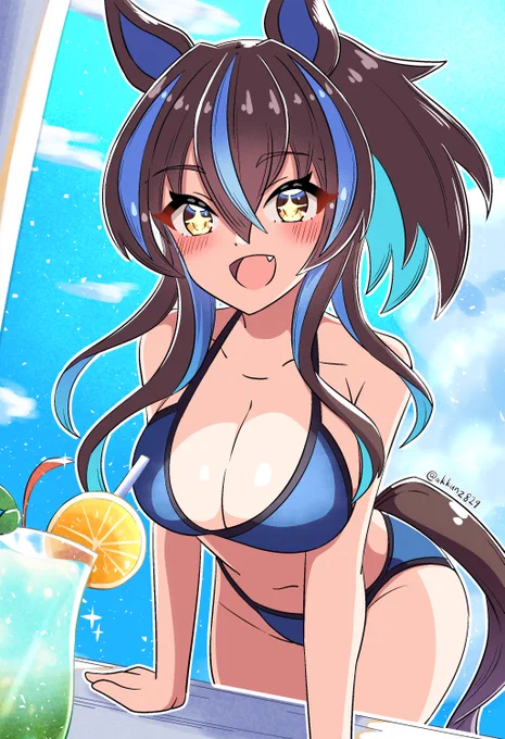ダイタクヘリオスをメインに色々描いてますっ#3連休はフォロワーが増えるらしい #ウマ娘 