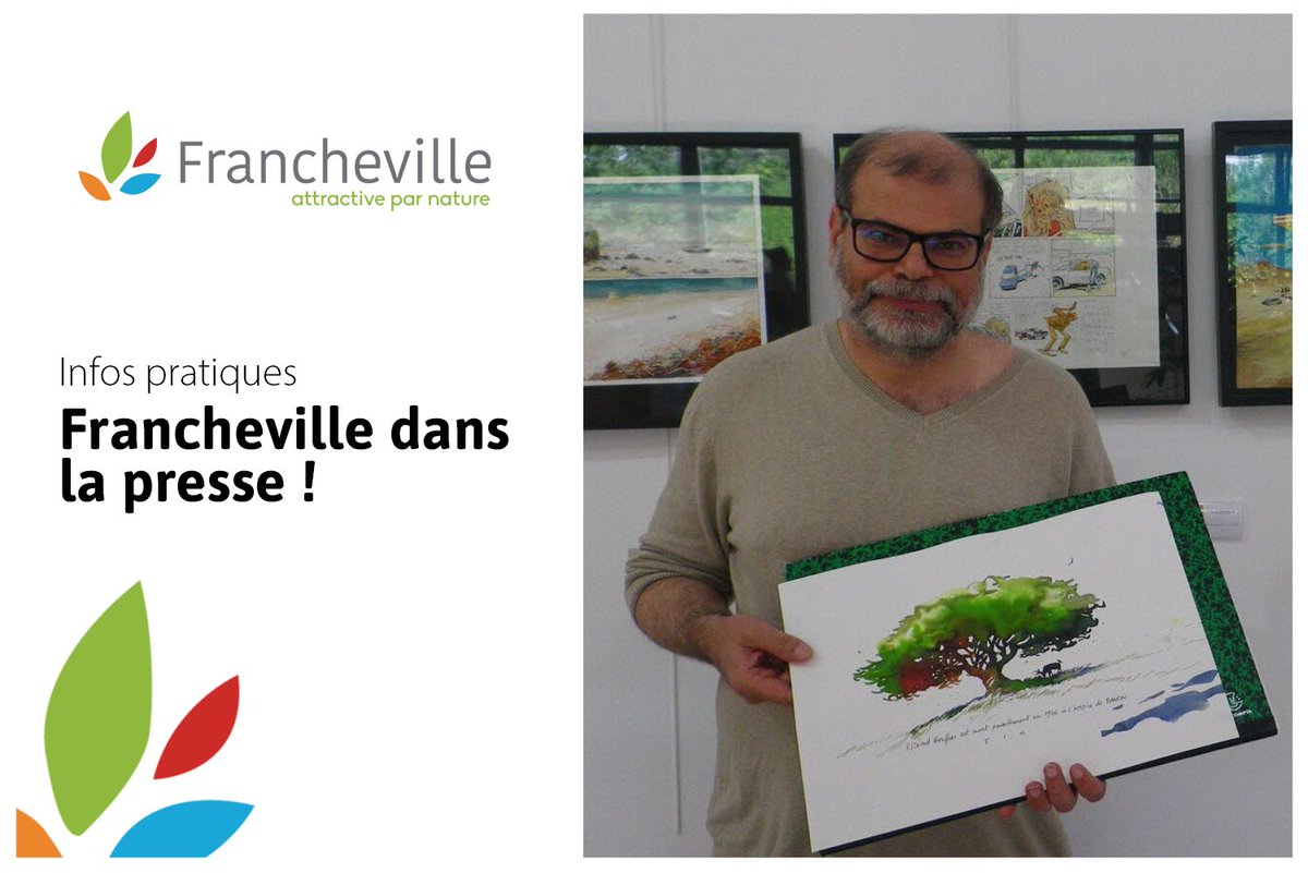 #Francheville dans la #presse

🎙 <a href="/Le_Progres/">Le Progrès</a> : "Benjamin Flao « grand nom de la BD » expose à la médiathèque"

📲  Plus d'infos : buff.ly/4eSoYfA