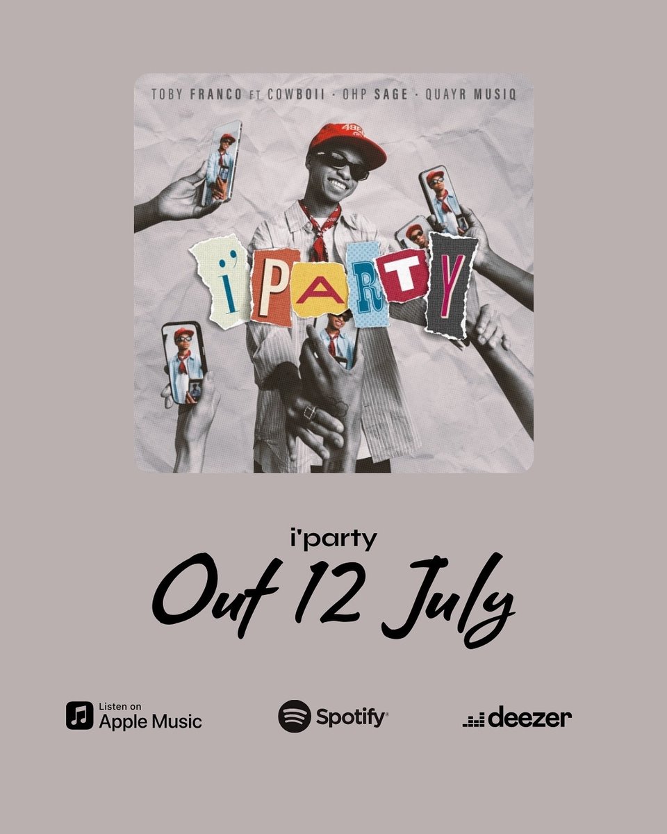 AHT_YssY's tweet photo. Brush up your dancing skills with #iParty by Toby Franco! This song is a masterclass in rhythm and guaranteed to get you grooving. Challenge your friends to a dance battle! https://t.co/Pm6weYNpUK